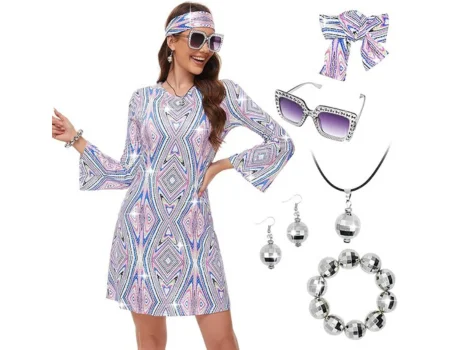 1970s disco dress