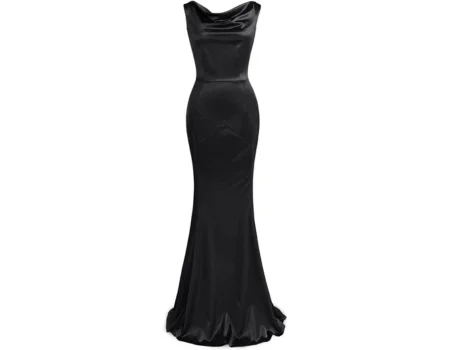 black 1930s dress