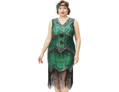 roaring 20 dresses plus size