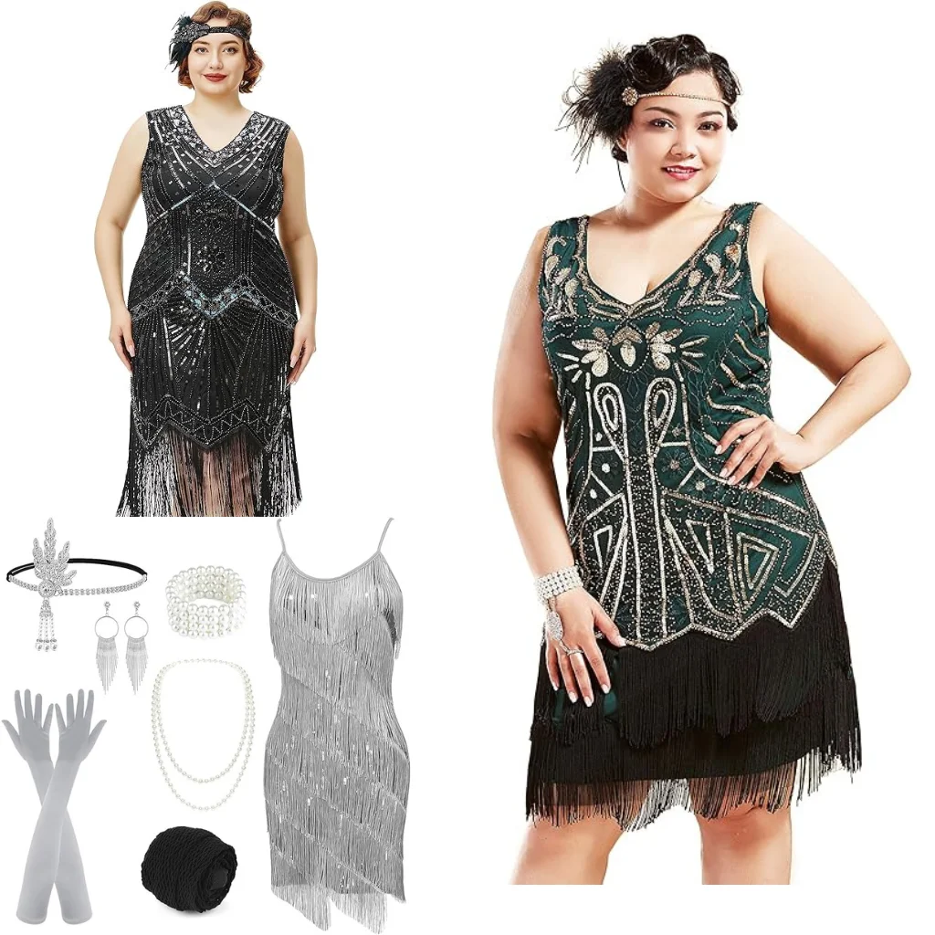 1920s plus size dresses